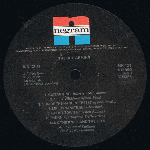 Hank The Knife And The Jets : The Guitar King (LP, Album)