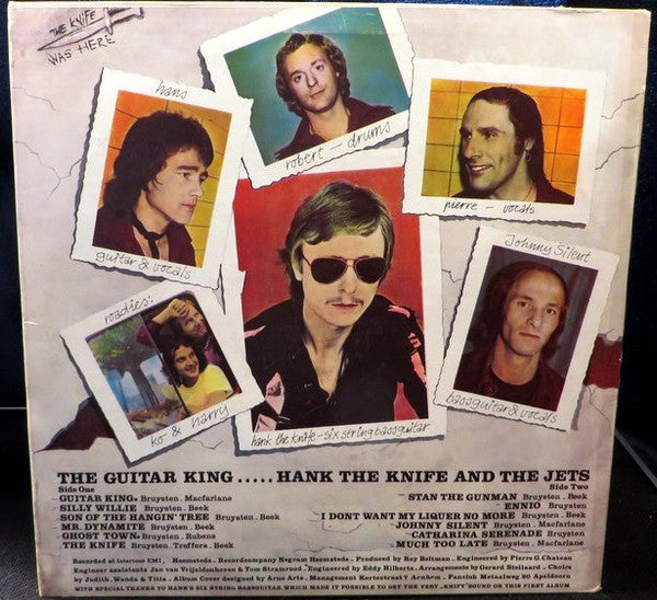 Hank The Knife And The Jets : The Guitar King (LP, Album)