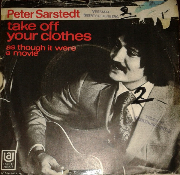 Peter Sarstedt : As Though It Were A Movie (7")