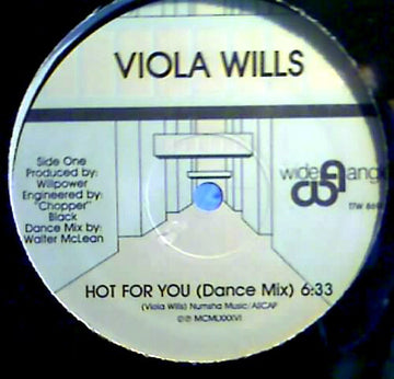 Viola Wills : Hot For You / Love Transfusion (12")