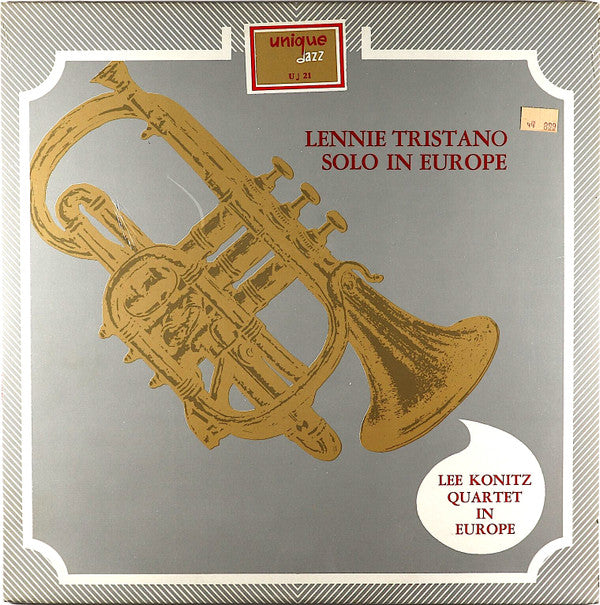 Lennie Tristano : Solo In Europe (LP, Album)