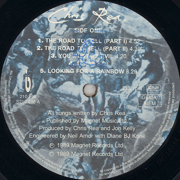 Chris Rea : The Road To Hell (LP, Album)