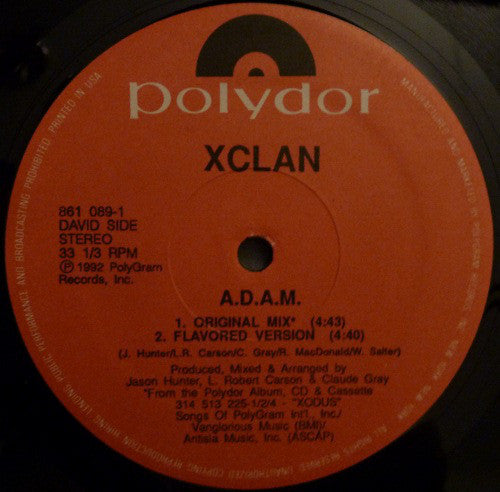 X-Clan : A.D.A.M. (12")