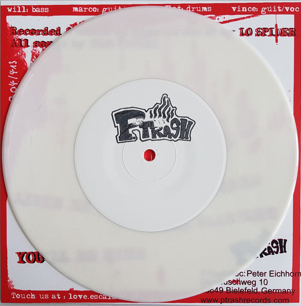 The Fatals : Livin My Bed (7", Ltd, RP, Whi)