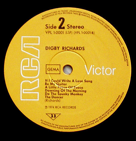 Digby Richards : Digby Richards (LP)