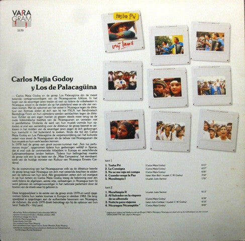 Carlos Mejía Godoy y Los De Palacagüina : Tasba Pri = Vrij Land (LP, Album)