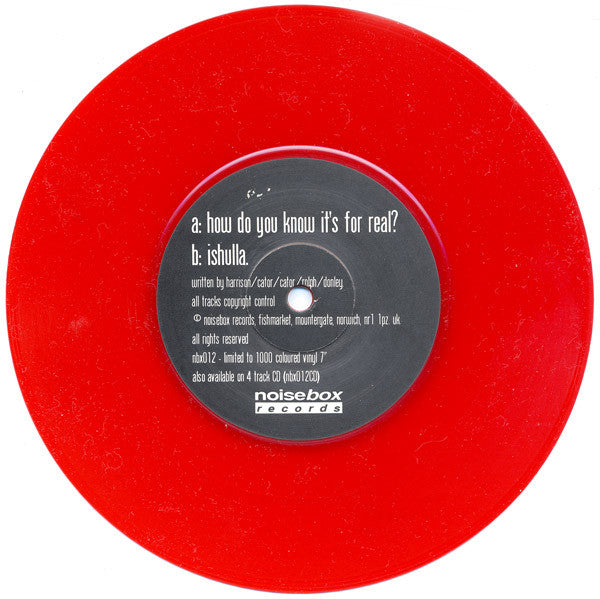 Ivy (5) : How Do You Know It's For Real? (7", Ltd, Red)