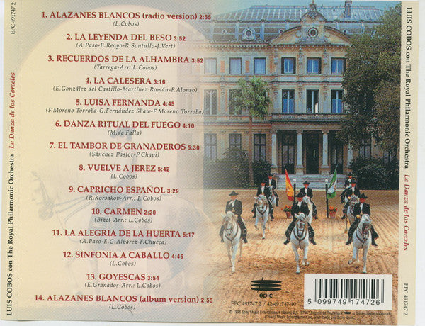 Luis Cobos Con The Royal Philharmonic Orchestra : La Danza De Los Corceles (CD, Album)