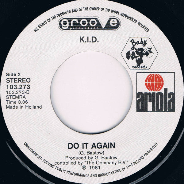 K.i.D. : Don't Stop (7", Single)