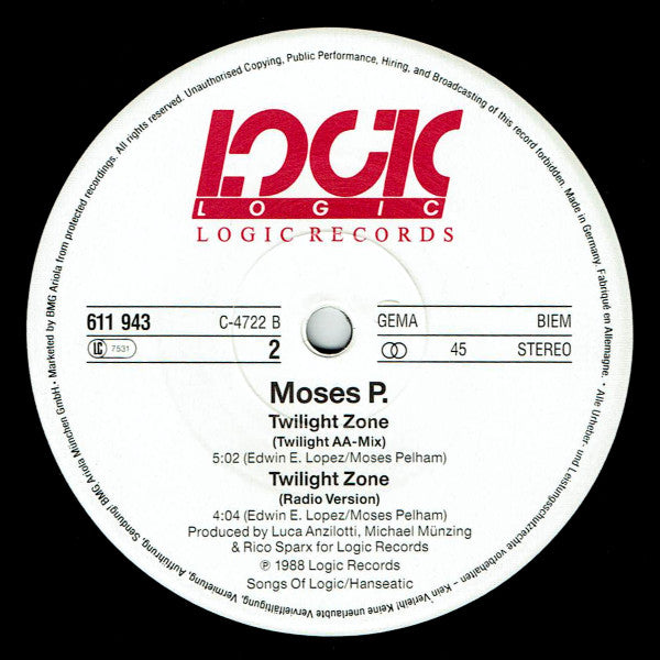 Moses P.* : Twilight Zone (12", Maxi)