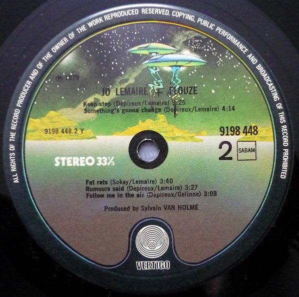 Jo Lemaire + Flouze : Jo Lemaire + Flouze (LP, Album)