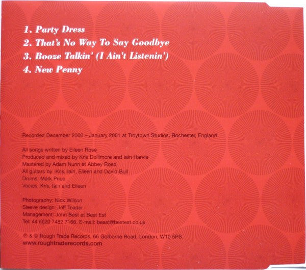 Eileen Rose : Party Dress EP (CD, EP)