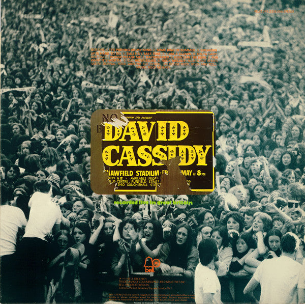 David Cassidy : Cassidy Live! (LP, Album)