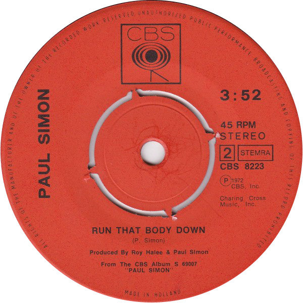 Paul Simon : Duncan (7", Single)