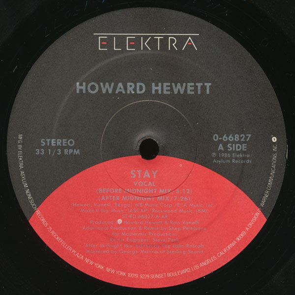 Howard Hewett : Stay (12", AR )