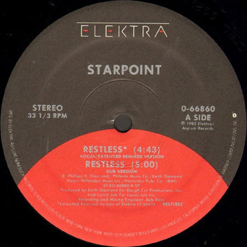 Starpoint : Restless (12")