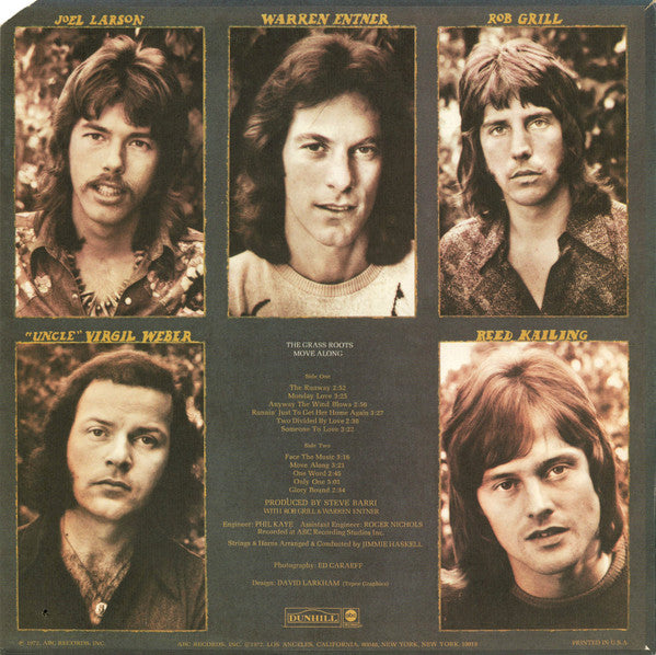 The Grass Roots : Move Along (LP, Album, Ter)