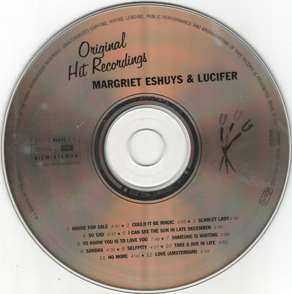 Margriet Eshuijs & Lucifer (6) : Original Hit Recordings (CD, Comp)