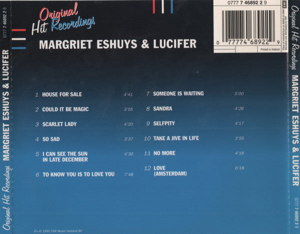 Margriet Eshuijs & Lucifer (6) : Original Hit Recordings (CD, Comp)