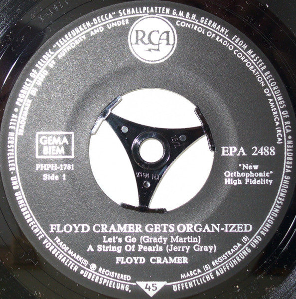 Floyd Cramer : Gets Organ-ized (7", EP)