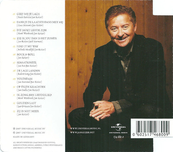 Jan Keizer : Geef Mij Je Lach (CD, Album)