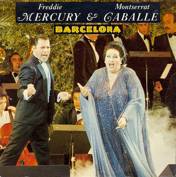 Freddie Mercury & Montserrat Caballé : Barcelona (7", Single, Red)