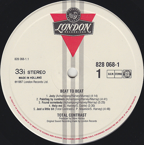 Total Contrast : Beat To Beat (LP, Album)