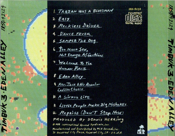 Timbuk 3 : Eden Alley (CD, Album)