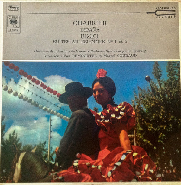 Emmanuel Chabrier / Georges Bizet – Wiener Symphoniker / Bamberger Symphoniker - Edouard Van Remoortel / Marcel Couraud : España / Suites Arlésiennes Nos. 1 Et 2 (LP, Comp)
