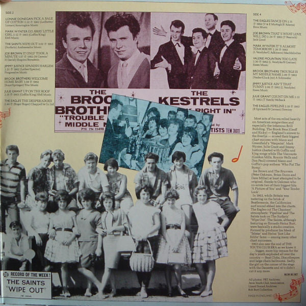 Various : "Dance On" Youth Club Classics 1961-63 (2xLP, Comp)