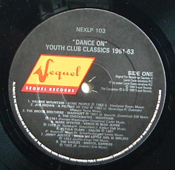 Various : "Dance On" Youth Club Classics 1961-63 (2xLP, Comp)