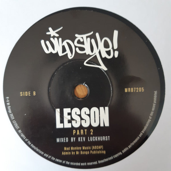 Kev Luckhurst : Wild Style! Lesson Part 1+2 (7", Single, RE)