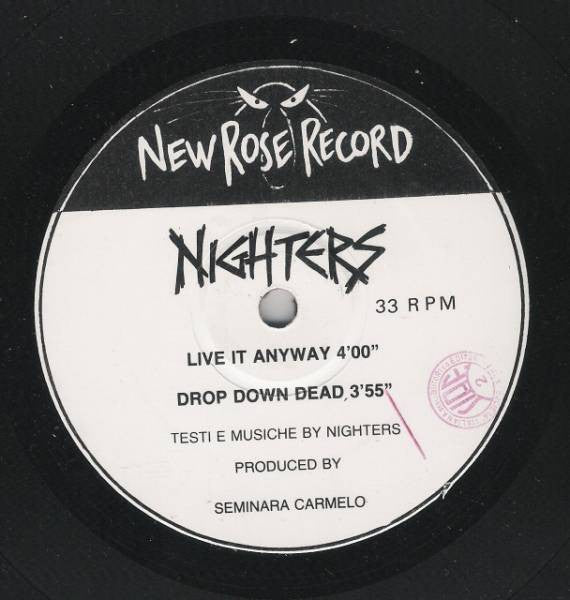 Nighters : Drop Down Dead EP (7", EP)