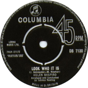 Helen Shapiro : Look Who It Is (7", Single)