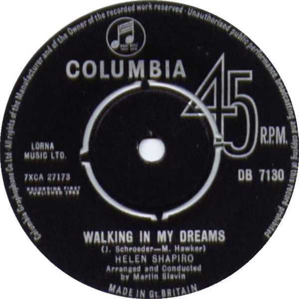Helen Shapiro : Look Who It Is (7", Single)