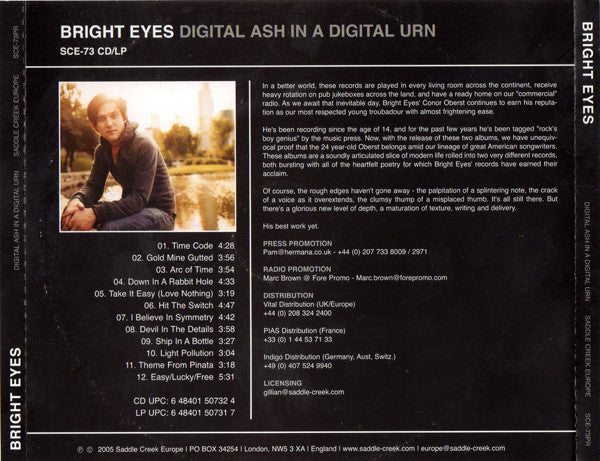 Bright Eyes : Digital Ash In A Digital Urn (CD, Album, Promo)