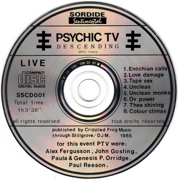 Psychic TV : Descending (CD, Ltd, Num)