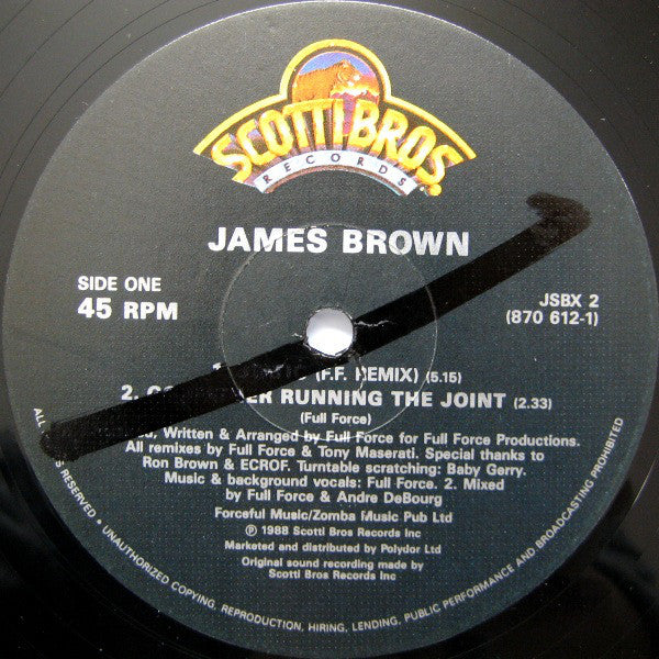 James Brown : Static (12", Single)
