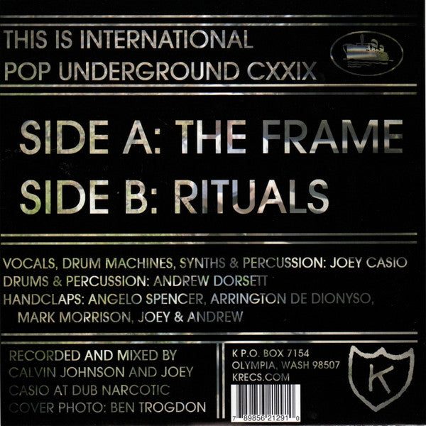 Joey Casio : The Frame (7", Single)