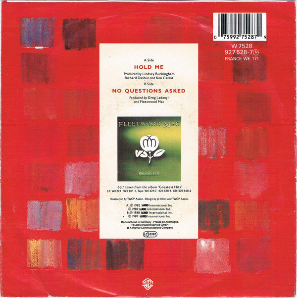 Fleetwood Mac : Hold Me (7", Single)