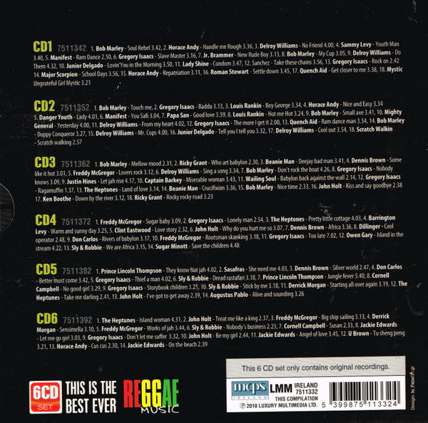 Various :  Reggae Music (6xCD, Comp)