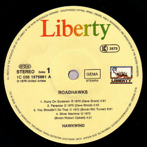 Hawkwind : Roadhawks (LP, Comp, RE)