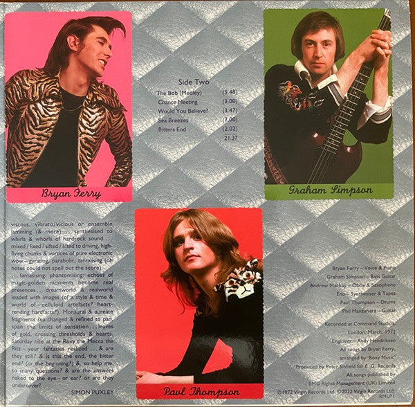 Roxy Music : Roxy Music (LP, Album, RE, RM, Hal)