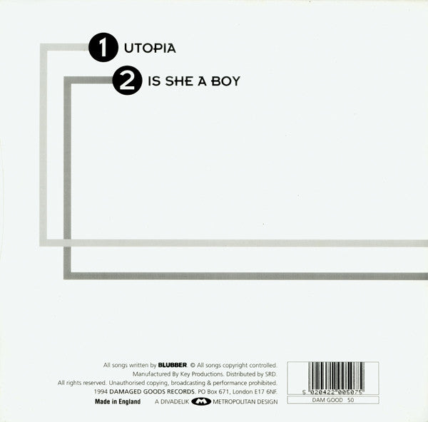 Blubber : Utopia (7", Single)
