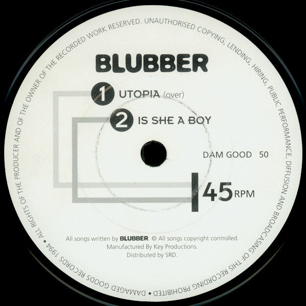 Blubber : Utopia (7", Single)