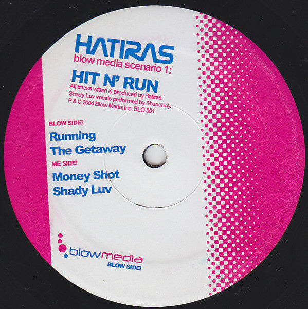 Hatiras : Blow Media Scenario 1: Hit N' Run (12")