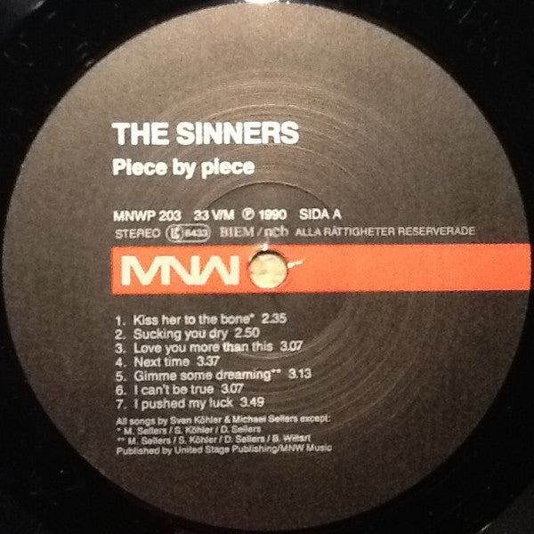 The Sinners (2) : Piece By Piece (LP, Album)