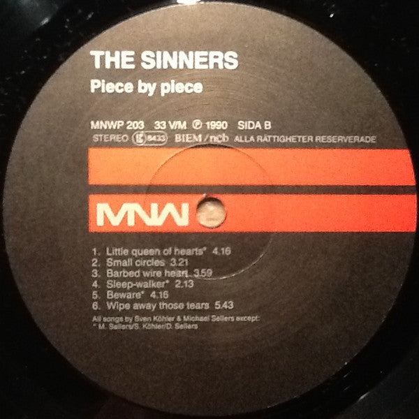 The Sinners (2) : Piece By Piece (LP, Album)