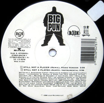 Big Punisher : Still Not A Player (12")