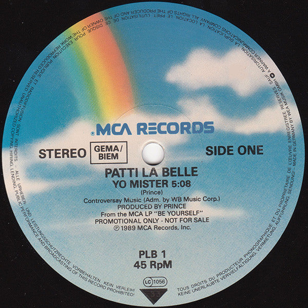 Patti La Belle* : Yo Mister (12", Promo)